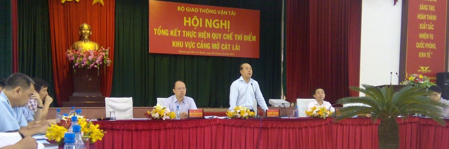 Thí điểm khu vực Cảng vận tải mở Cát Lái