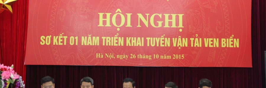 Sơ kết một năm triển khai tuyến vận tải ven biển